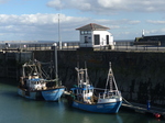 FZ028602 Two fishing boats in Porthcawl harbour.jpg